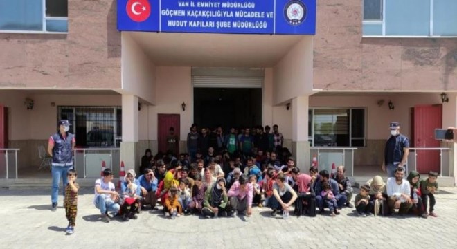 115 düzensiz göçmen yakalandı