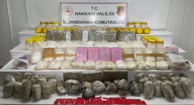 126 kilo uyuşturucu ele geçirildi