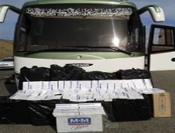 15 bin paket sigara yakalandı