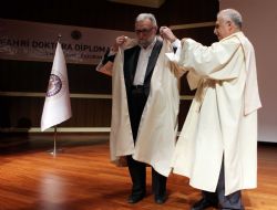 Üstad Çelebi’ye fahri doktora
