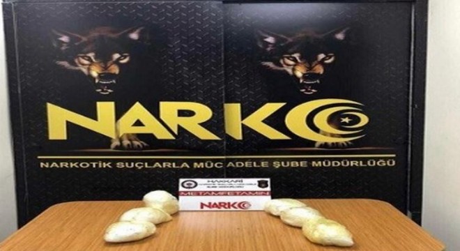 3 kilo 340 gram metamfetamin ele geçirildi