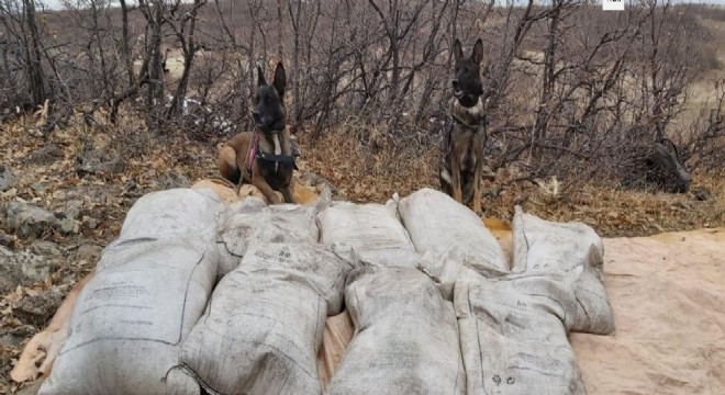 450 kilo amonyum nitrat ele geçirildi