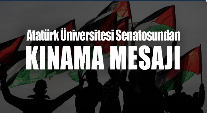 ATAUNİ Senatosundan kınama mesajı