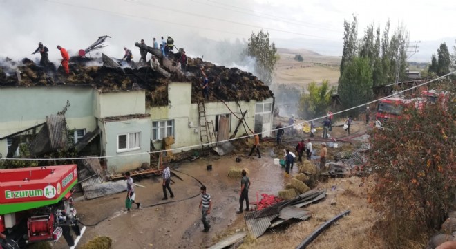 Arıbahçe de yangın