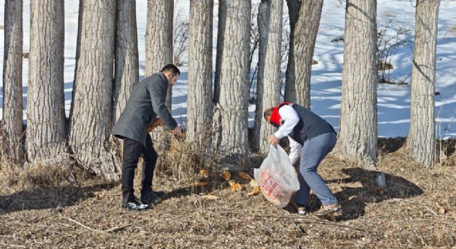 Aşkale'de yaban yaşamına destek