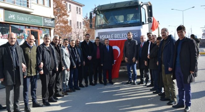 Aşkale’den Elazığ’a destek köprüsü