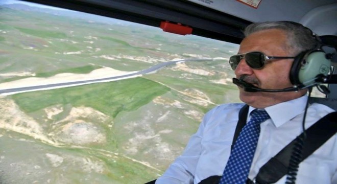 Aslan, Erzurum karayolu ağını inceledi