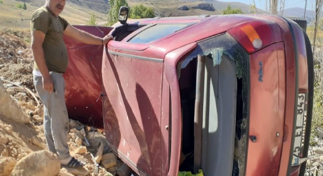 Bayburt yolunda trafik kazası: 1 yaralı