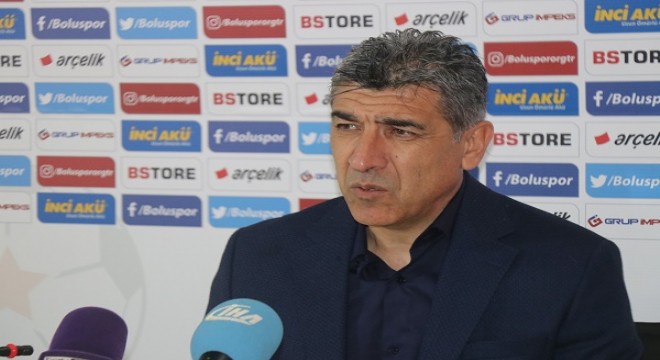 Boluspor - Gaziantepspor maçının ardından