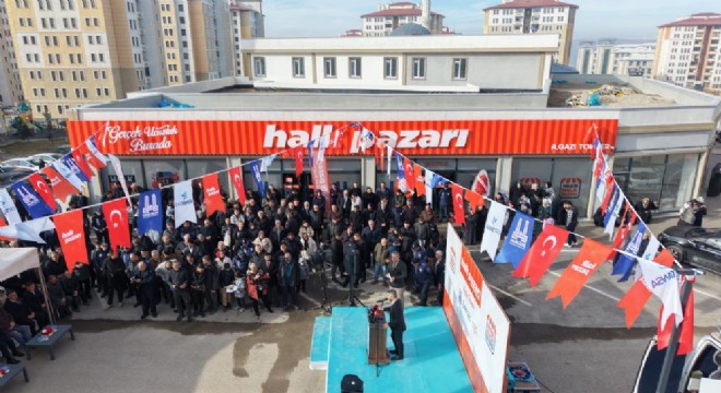 Büyükşehir Halk Pazarı'nın 9'uncu şubesini açtı
