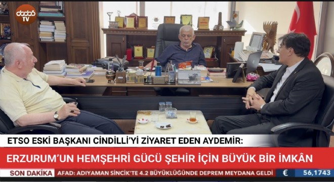 Cindilli’yi ziyaret eden Aydemir: Erzurum yaz aylarında gurbeti memlekete bağlıyor