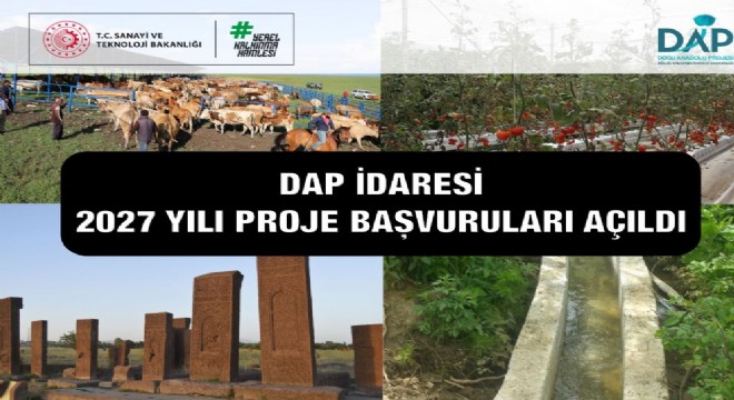 DAP BKİ 2027 yılı Proje çağrısı yayımlandı