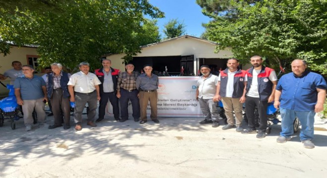 DAP BKİ'den çiftçilere ekipman desteği