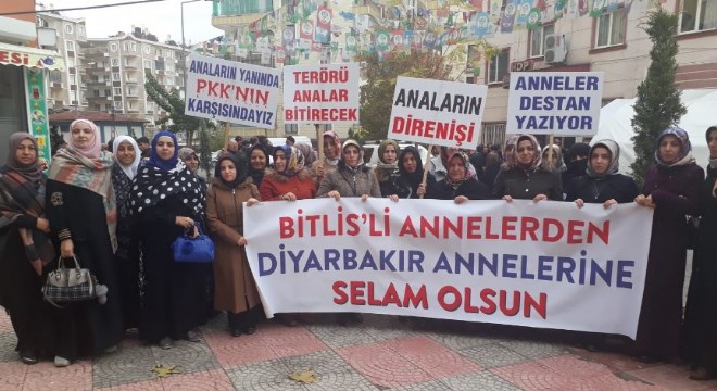 Doğulu analardan  Diyarbakır annelerine destek