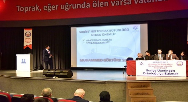 ETÜ’de Suriye Üzerinden Ortadoğu ya Bakış