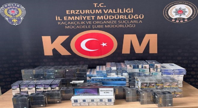 Emniyetten kaçak sigara operasyonu: 1 tutuklama