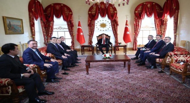 Erdoğan, Türk Devletleri Teşkilatı heyetini kabul etti