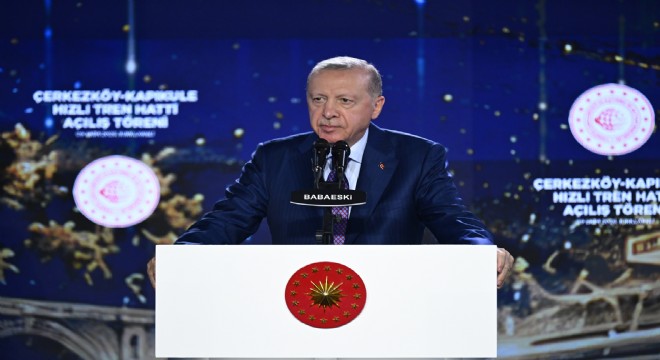Erdoğan Ulaştırma yatırımlarını paylaştı