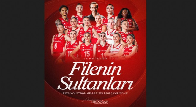 Erdoğan’dan 'Filenin Sultanları’na tebrik
