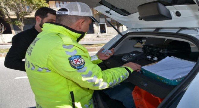 Erzurum’da 1 bin 993 sürücüye ceza kesildi