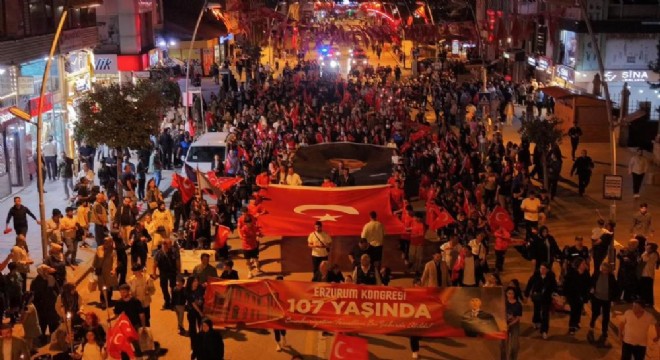 Erzurum'da 107. yıl coşkusu