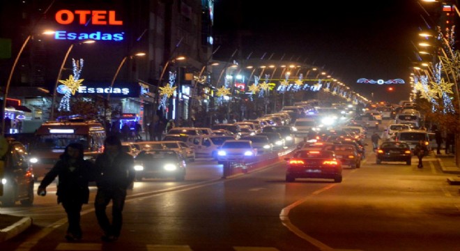 Erzurum’da araç sayısı yeniden yükselişte