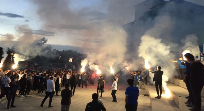 Erzurum’da galibiyet coşkusu