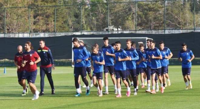 Erzurumspor Bursaspor maçı hazırlıklarını sürdürdü