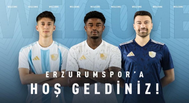 Erzurumspor dan 3 transfer daha