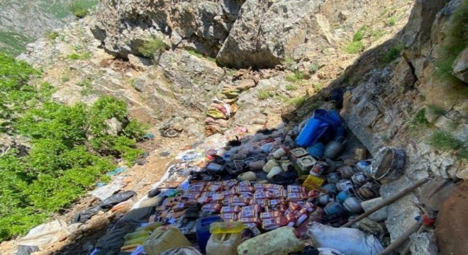 Hainlere ait yaşam malzemesi ele geçirildi