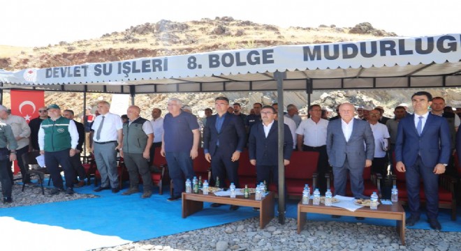 Hınıs Başköy Barajı nda su tutma töreni