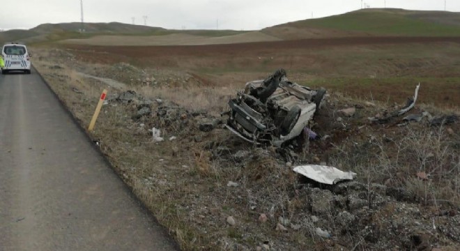 Horasan’da trafik kazası: 2 yaralı