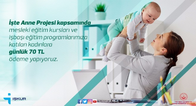 İŞKUR mesleki deneyim kazandırıyor