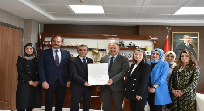 İl Sağlıktan GSİM'e destek sertifikası