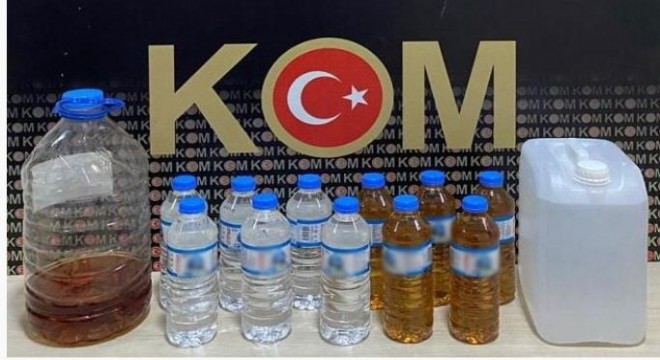 KOM’dan kaçak içki operasyonu