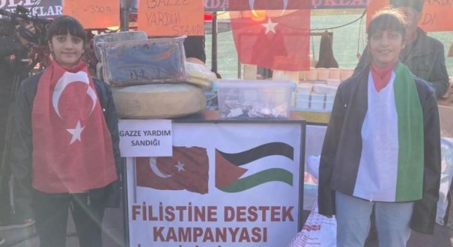 Kumbaralarındaki parayı Gazze’ye bağışladılar