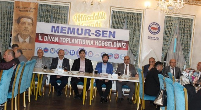 Memur-Sen il divan toplantısı yapıldı