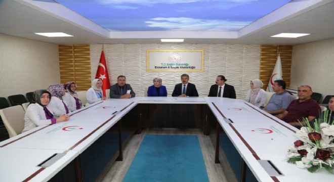 Meral'den Palandöken'de sağlık hizmetleri denetimi