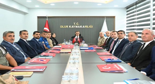 Olur Vali Baruş'u ağırladı