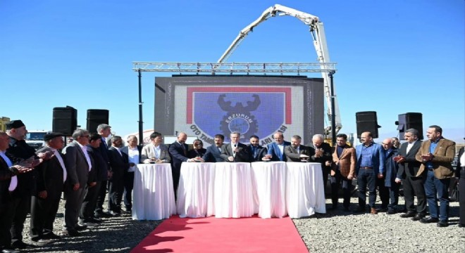 Oto Tamir ve İmalatçıları Sanayi Sitesi’nin temeli atıldı