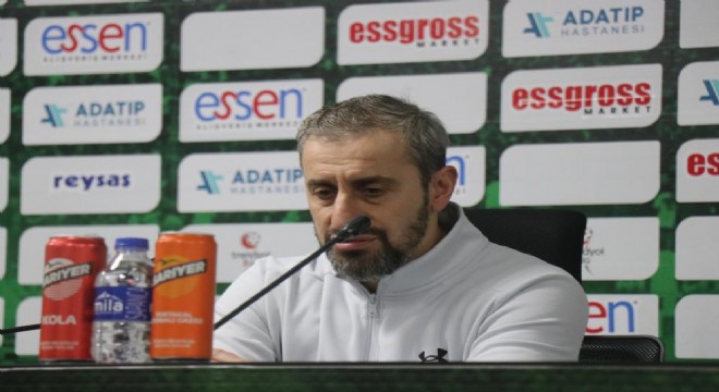 Özbalta Sakaryaspor maçını yorumladı