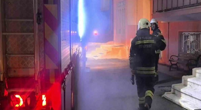 Palandöken’de korkutan yangın