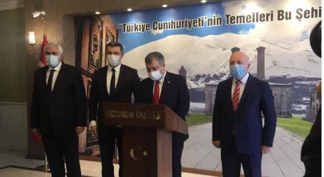 Sağlık Bakanı Koca Erzurum’da