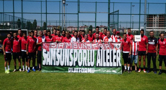 Samsunspor Erzurum kampındaki ilk antrenmanını yaptı