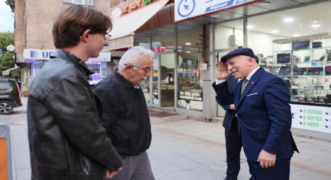 Sekmen Kavaflar esnafıyla buluştu