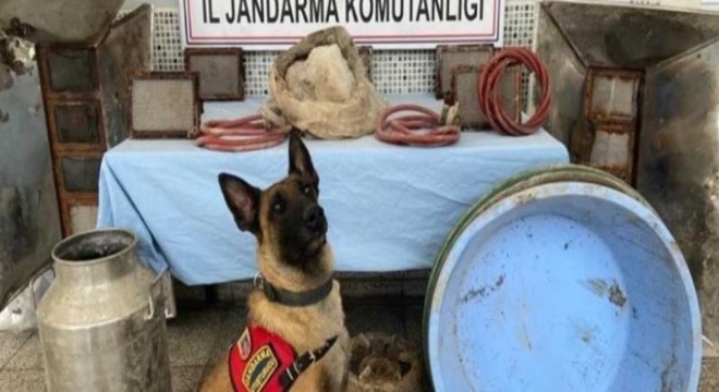 Sığınakta uyuşturucu ele geçirildi