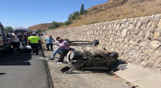 Tercan yolunda trafik kazası: 4 yaralı