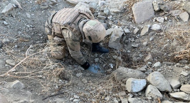 Terör operasyonunda patlayıcı madde ele geçirildi