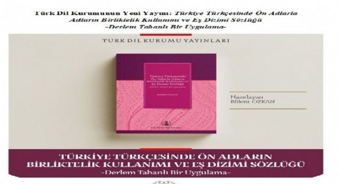 Türk Dil Kurumundan yeni yayın