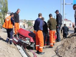 Bayram için geldiler, kaza geçirdiler